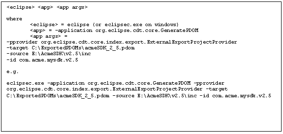launching Eclipse as a console application